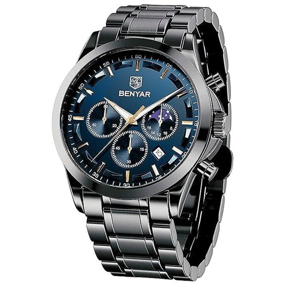 Mens Watches Analog Quartz Waterproof Wrist Watch for...